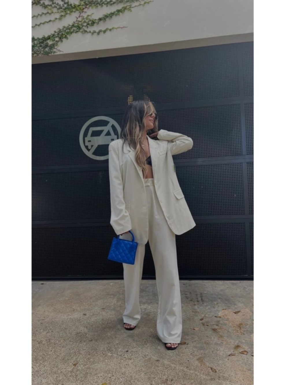 Better Be Cream Oversized Blazer and Trousers Set